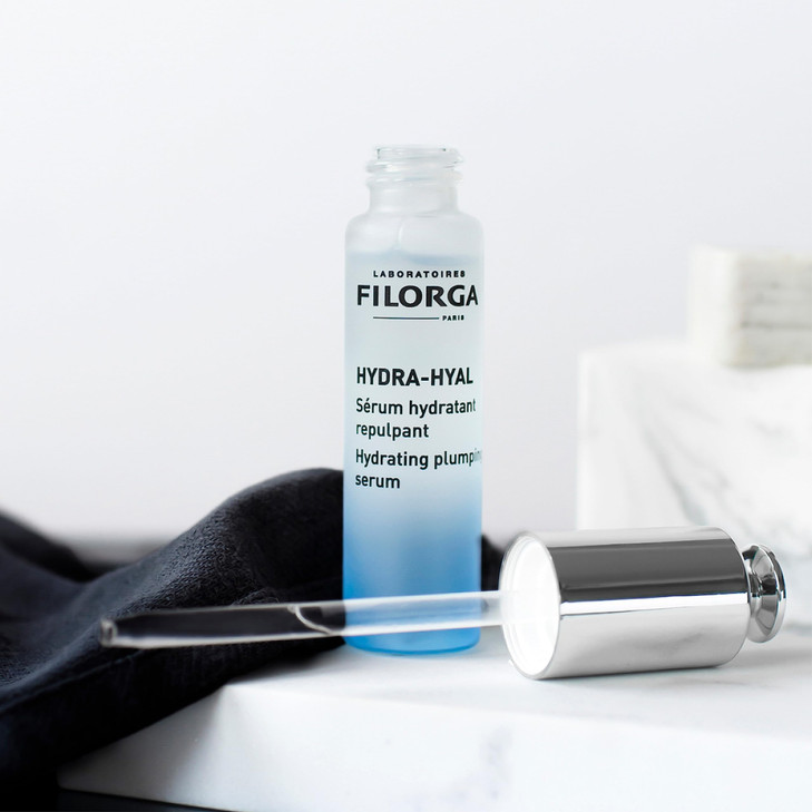 Filorga Hydra-Hyal Intensive Hydrating & Plumping Face Serum Treatment, Concentrated with Five Types of Natural Hyaluronic Acid for Anti Aging Skin B