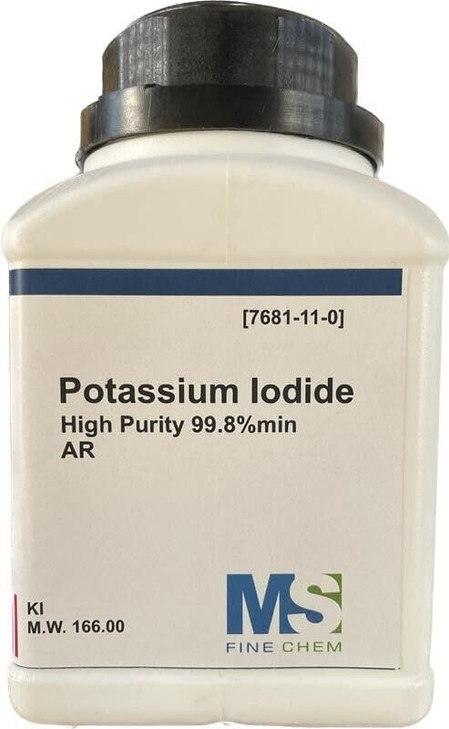 Potassium Iodide, High Purity Crystals/Powder, 100%, 500 Gram, Potassium Crystal/Same dayship