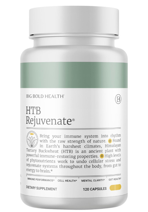 BIG BOLD HEALTH HTB Immune Rejuvenate - Polyphenols Supplement for Immune Support with Himalayan Tartary Buckwheat - Gluten Free, Dairy Free, Non-GMO
