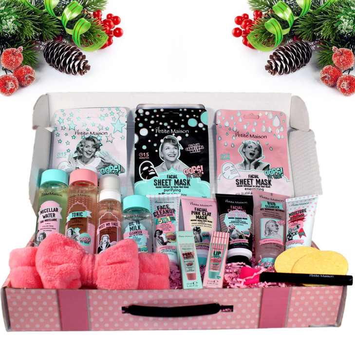 13-Piece Pampering Gift Set for Teen Girls and Women - Skincare Products in Stylish Gift Box - Great Birthday and Facial Gifts