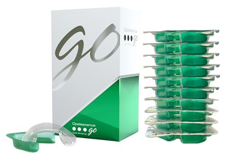 Opalescence Go 10% - Prefilled Teeth Whitening Trays Kit (10 Treatments) - 10% Hydrogen Peroxide - Mint Made by Ultradent Products. Go Teeth Whitenin