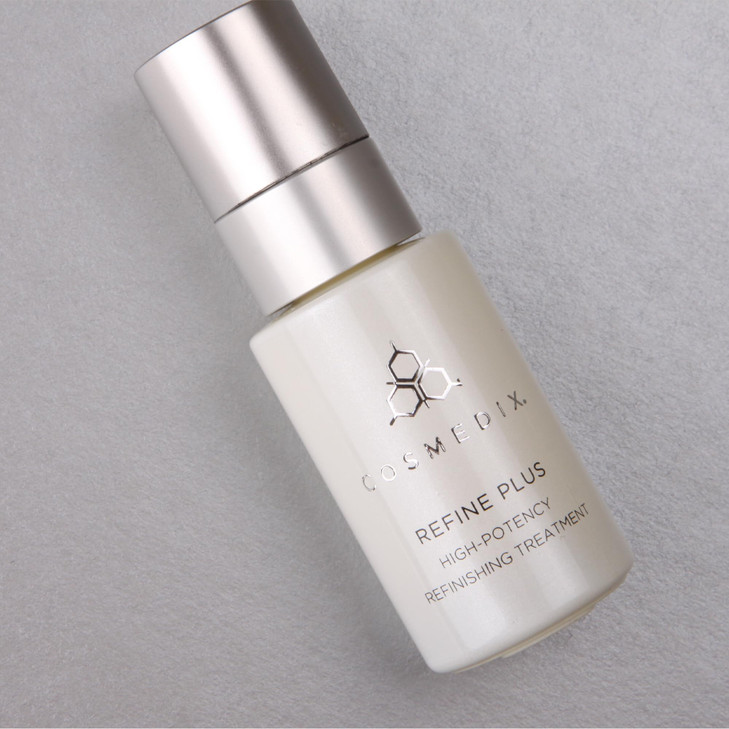 COSMEDIX Refine Plus, High Potency Anti-Aging Treatment for Face - PM Night Facial Peel for Acne Scars, Dark Spots, Fine Lines & Hyper-Pigmentation w