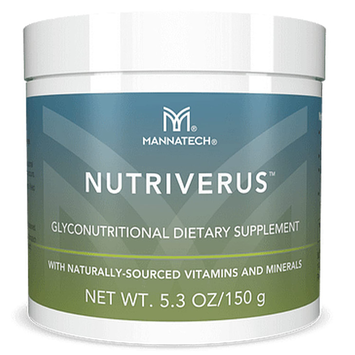NutriVerus Glyconutritional Supplement, 5.3oz/150g with Naturally Sourced Vitamin A, Vitamin C, Vitamin B Complex and Vitamin D. Rich in Antioxidants