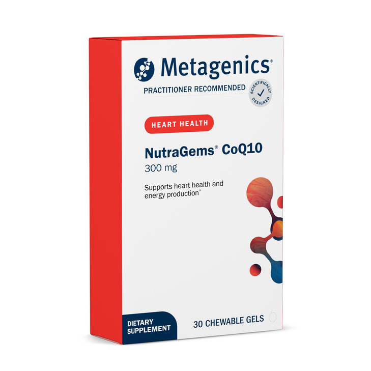 Metagenics NutraGems CoQ10 300 mg - High Absorption Antioxidant Supplement - Supports Heart Health, Energy Production & Cellular Function* - Coenzyme