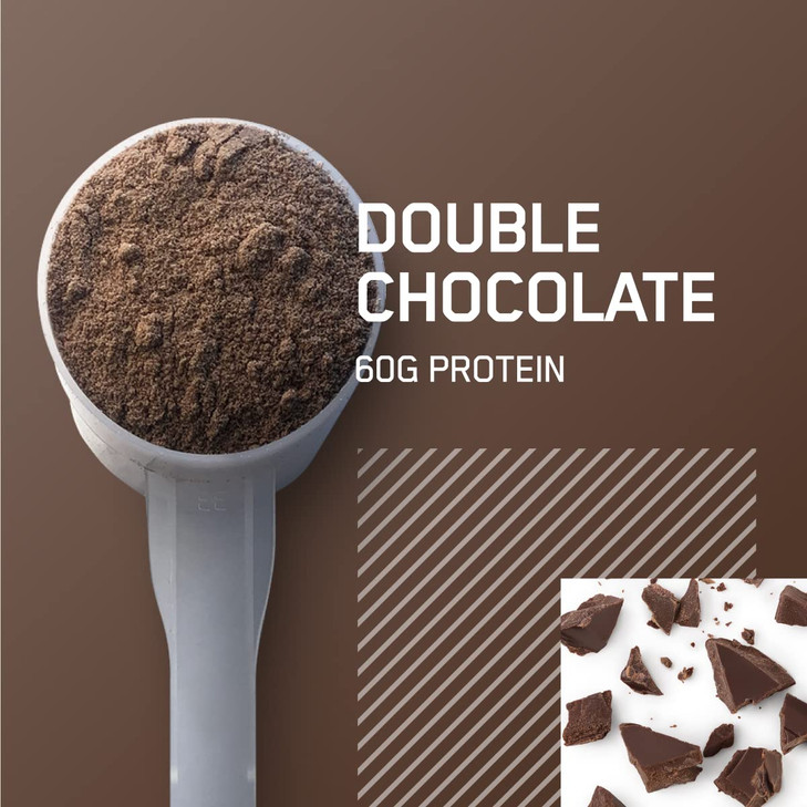 Optimum Nutrition GS Pro Gainer Weight Gainer Protein Powder, Double Chocolate, 5.09 Pounds (Packaging May Vary)