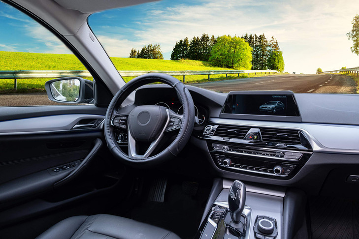 Magnelex Microfiber Leather Steering Wheel Cover  Black. Heat Resistant Anti-Slip Car Wheel Wrap - Compatible with Most Makes and Models of Cars and