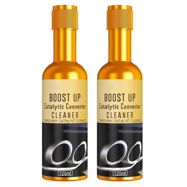 Catalytic Converter Cleaner, 2 Pcs Auto Parts Engine Auto Parts Engine Cleaner Exhaust System Pipe Carbon Removal Cleaners Treatment Additive Oil for