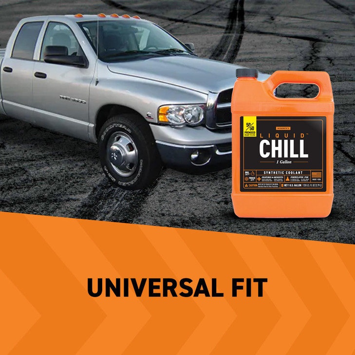 Mishimoto MMRA-LC-5050F Liquid Chill Premixed Synthetic Engine Coolant, 1 Gallon, Orange