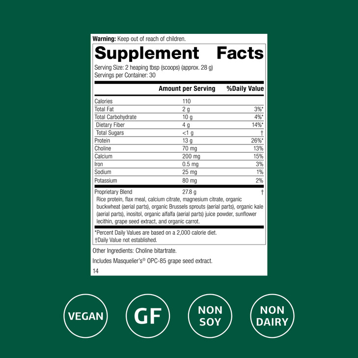 Standard Process SP Complete Dairy-Free - Rice Protein Powder for Amino Acid Support - Supports Gut Health, Liver Function & Immune Health - Vegan, V