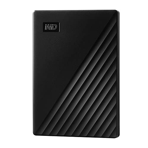 WD 2TB My Passport, Portable External Hard Drive, Black, backup software with defense against ransomware, and password protection, USB 3.1/USB 3.0 co