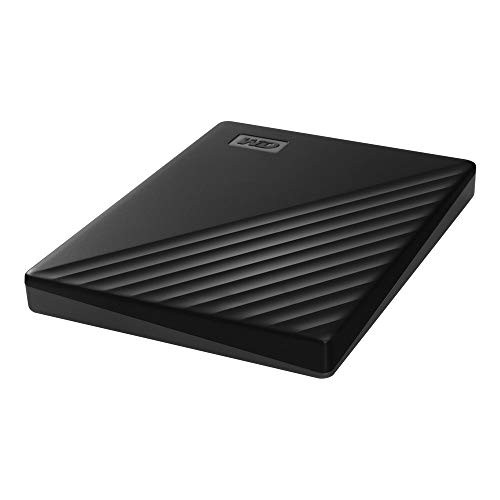 WD 2TB My Passport, Portable External Hard Drive, Black, backup software with defense against ransomware, and password protection, USB 3.1/USB 3.0 co