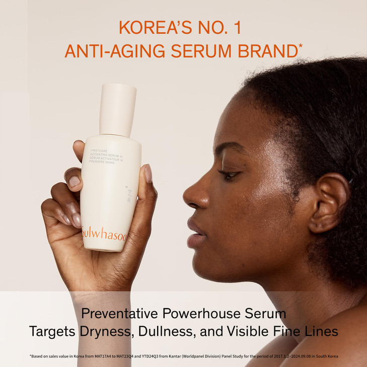 Sulwhasoo First Care Activating Serum: Nourishing, Hydrating, Radiance Boosting Pre-Toner , 2.02 Fl Oz / 60mL