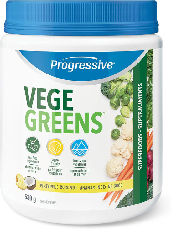Progressive VegeGreens 530g - Pineapple Coconut