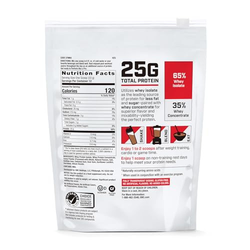 GNC Pro Performance 100% Whey Protein Powder - Chocolate Supreme, 64 Servings, Supports Healthy Metabolism and Lean Muscle Recovery