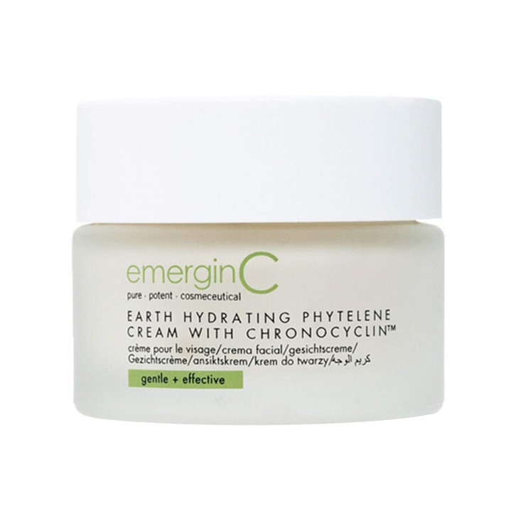 emergin C Earth Hydrating Phytelene Cream - Anti-Aging Moisturizer with Chronopeptides + Multivitamins - Antioxidant-Rich Day + Night Face Cream for
