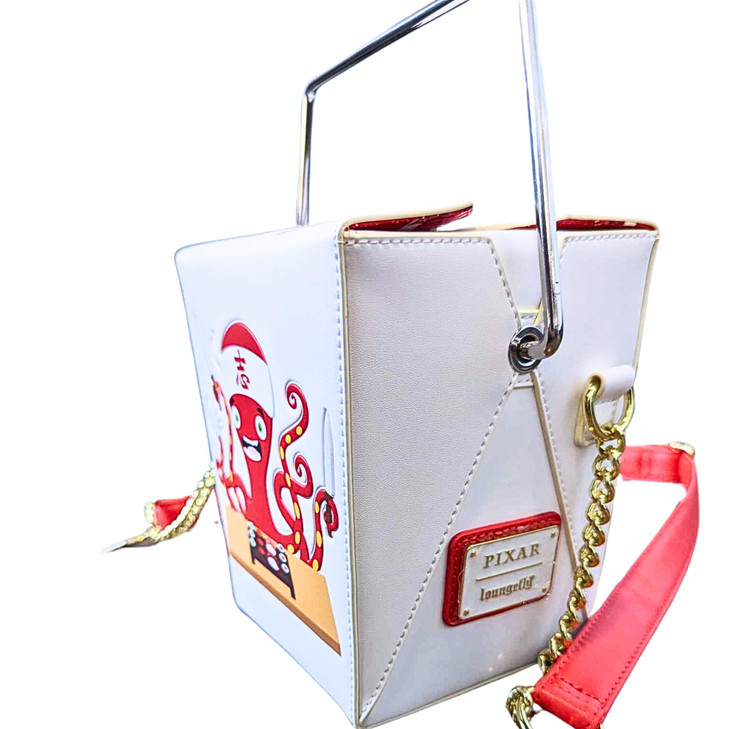 Loungefly Disney Pixar Monsters Inc Harryhausen's Take Out Crossbody Bag