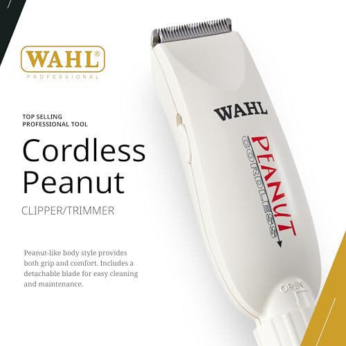 Wahl Professional Cordless Peanut Trimmer Lightweight Versatile Grooming Tool