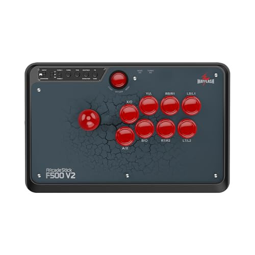 MAYFLASH Universal Arcade Fighting Stick F500 for Switch/Switch 2, Xbox Series X/S, Xbox One, Xbox 360, PS4, PS3, Windows, macOS, Android, Raspberry