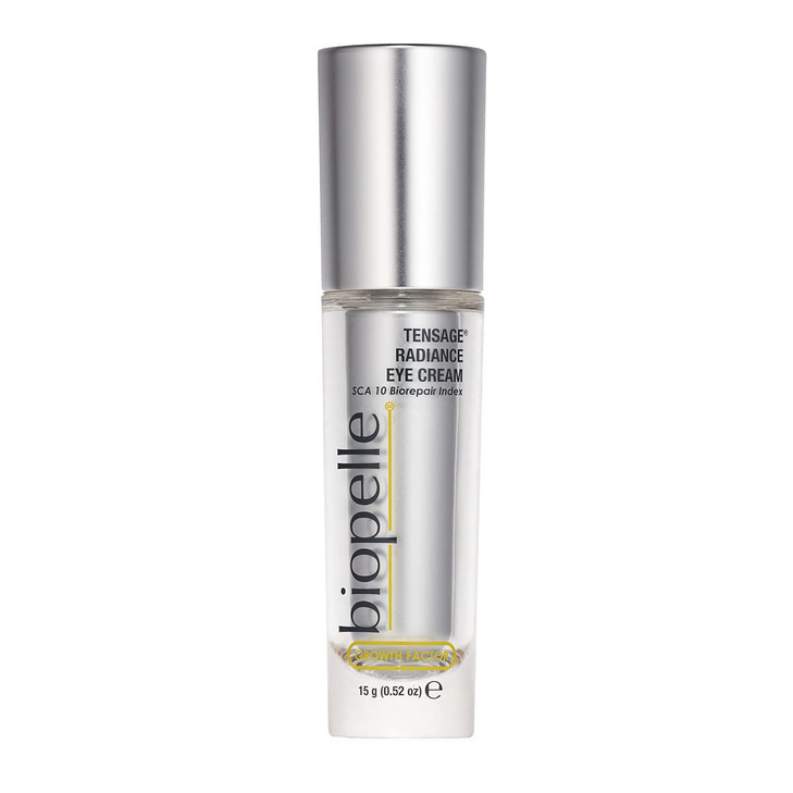 Biopelle Tensage Growth Factor Radiance Eye Cream with SCA 10 Biorepair Index, Illuminating Eye Care, 0.52 Oz