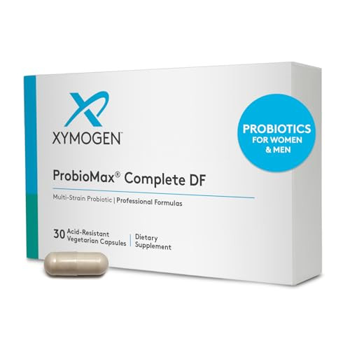 XYMOGEN ProbioMax Daily 100B - 100 Billion CFU Probiotic Supplement - Dairy Free Probiotics with Lactobacillus acidophilus + Bifidobacterium lactis -