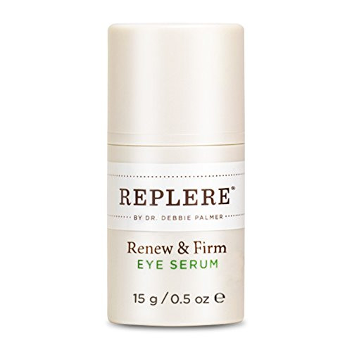 Replere Renew & Firm Eye Serum - Under Eye Brightener & Lightweight Serum for Dark Circles and Puffiness - Anti-Aging Wrinkle Repair with Hyaluronic