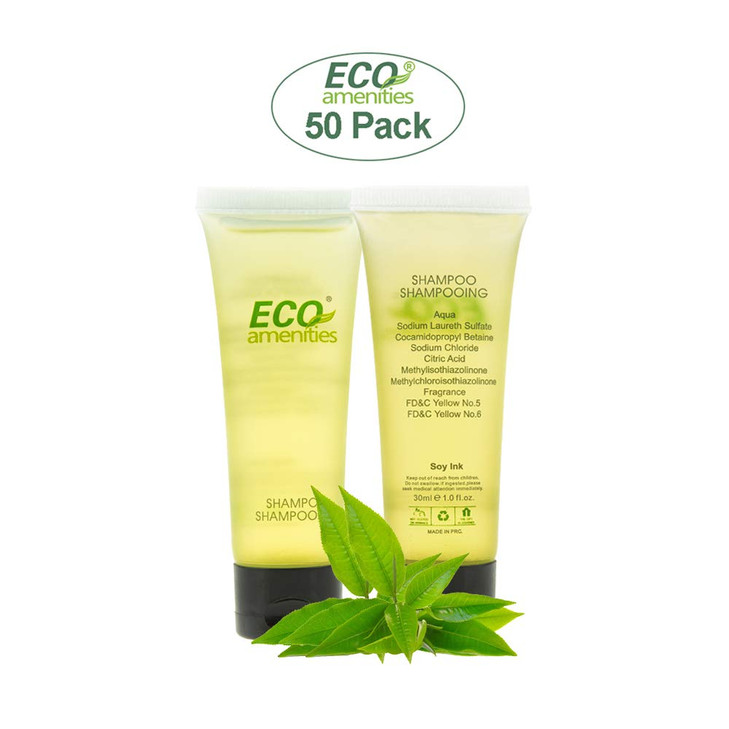 ECO amenities Travel Kit - Mini Shampoo & Conditioner Set - Eco Paraben-Free Soap Bars & Travel Essentials - Individually Wrapped Hotel Amenities Kit