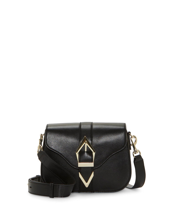 Vince Camuto Womens Passo Crossbody, Black/Gold