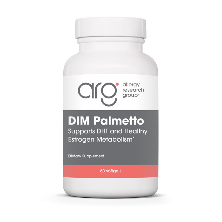 Allergy Research Group DIM Palmetto - Prostate Support Supplement for Men's Health, Zinc with Saw Palmetto, Beta Sitosterol, Stinging Nettle Extract,