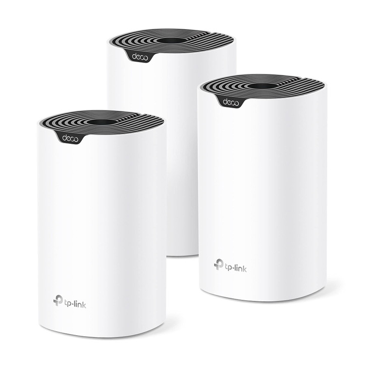 TP-Link Deco S4 Mesh AC1900 WiFi System - Up to 5,500 Sq.ft. Coverage, Replaces WiFi Router and Extender, Gigabit Ports, Works with Alexa, Deco S4(3-