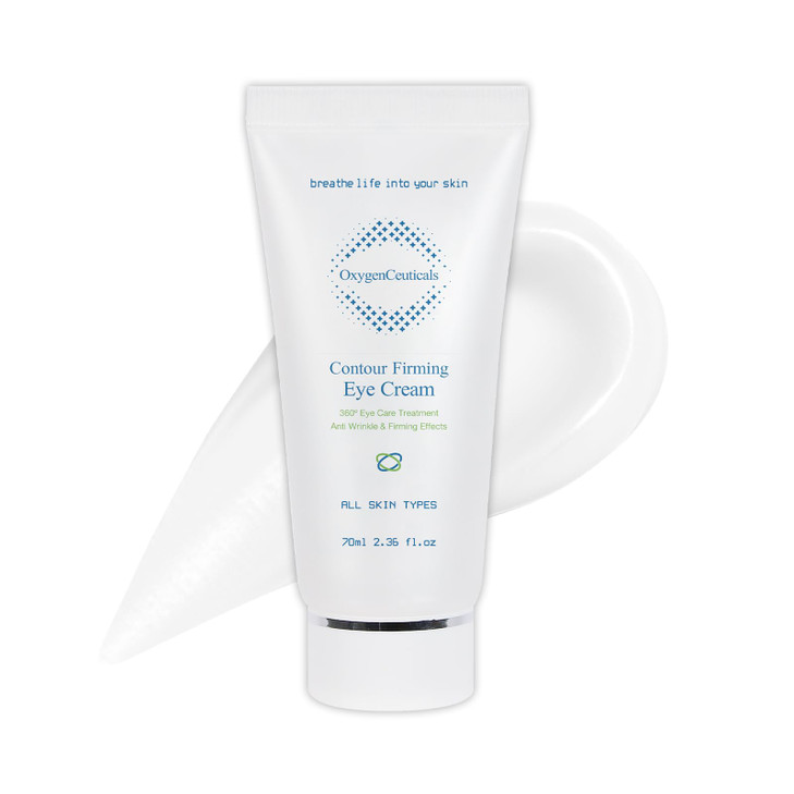 OxygenCeuticals Contour Firming Eye Cream  Hydrating & Firming Eye Cream for Puffiness, Dark Circles, Fine Lines & Wrinkles  Korean Skincare for De