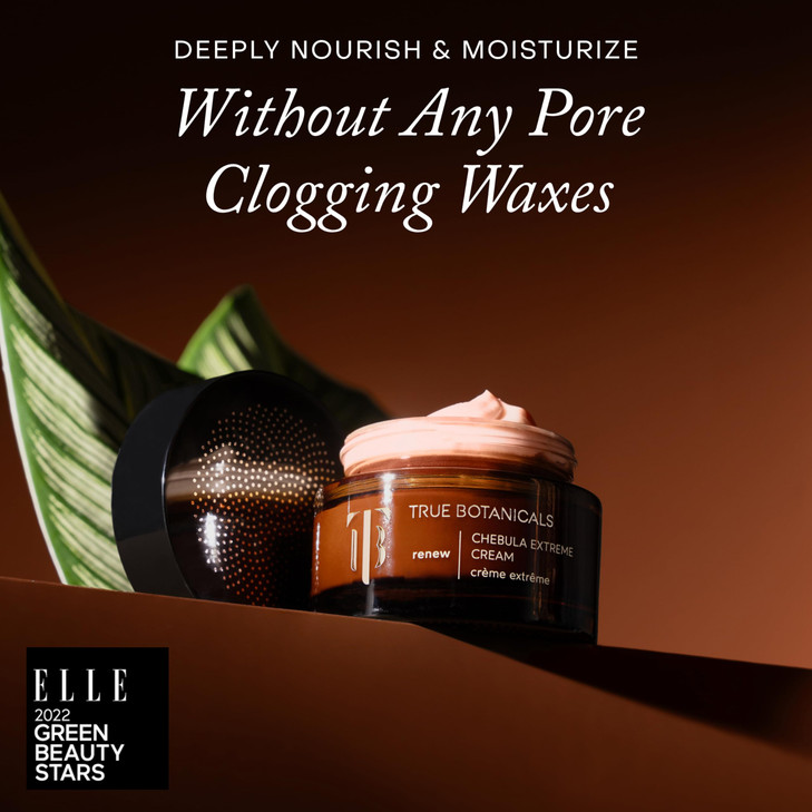 True Botanicals Chebula Extreme Cream | Anti-Aging Moisturizer w/Hyaluronic Acid | Treats Fine Lines & Wrinkles | Dry & Sensitive Skin | Dermatologis