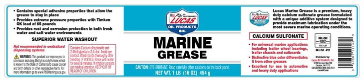 Lucas Oil 11148 Marine Grease - 1 Pound Tub