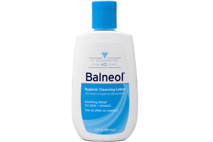 Balneol Hygienic Cleansing Lotion for Anal or Vaginal Discomfort, Soothing Relief for Men & Women, 3 fl oz (89 mL) (Pack of 10)