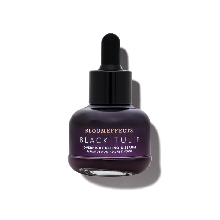 Bloomeffects - Natural Black Tulip Overnight Retinoid Serum | Clean, Non-Toxic Skincare (1oz | 25mL)