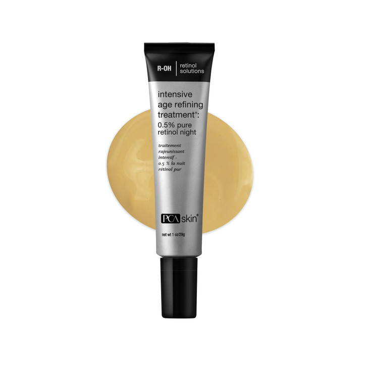 PCA SKIN Intensive Anti Aging Retinol Serum, 0.5% Pure Retinol Face Serum, Minimizes Fine Lines and Wrinkles, 1 fl oz Tube