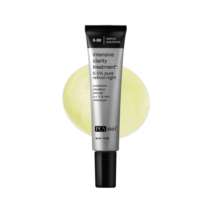 PCA SKIN Intensive Clarity Treatment - 0.5% Pure Vitamin A Retinol & 2% Salicylic Acid Face Serum for Acne-Prone Skin (1 oz)