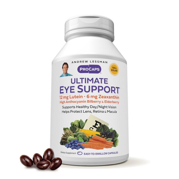 ANDREW LESSMAN Ultimate Eye Support 360 Softgels - 12mg Lutein, 6mg Zeaxanthin, Bilberry, Key Nutrients to Support Eye Health and Promote Healthy Vis