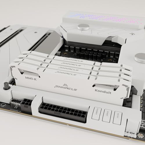 Timetec Pinnacle Konduit 16GB KIT(2x8GB) DDR4 3200MHz PC4-25600 CL16-18-18-38 XMP2.0 Overclocking 1.35V Compatible for AMD and Intel Desktop Gaming P