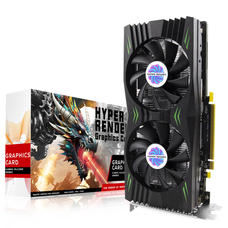 HyperRender RX 580 Graphics Card 8GB 2048SP GDDR5 256 Bit PC Gaming Video Card Computer Graphics Boards 3*DP 1*HDMI PCI Express 3.0 with Freeze Fan S