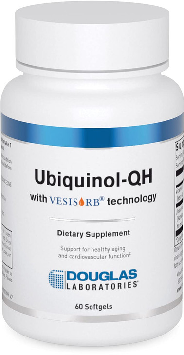 Douglas Laboratories Ubiquinol-QH | CoEnzyme Q10 to Support Healthy Aging and Cardiovascular Function | 60 Softgels