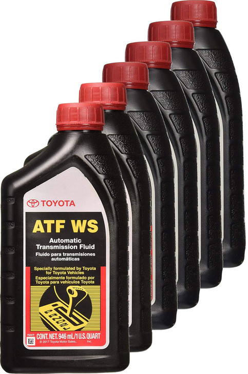 Toyota 00289-ATFWS Automatic Transmission Fluid, 192 Ounces, 6 Pack