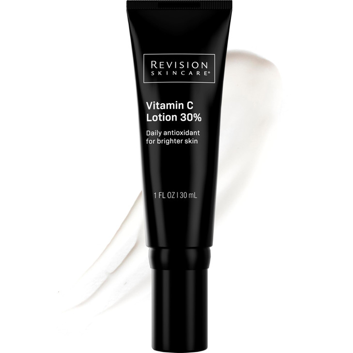 Revision Skincare Vitamin C Lotion 30%, Daily Anti Aging Brightening Lotion, Moisturizing, for Fine Lines and Wrinkles, 1 Fl Oz