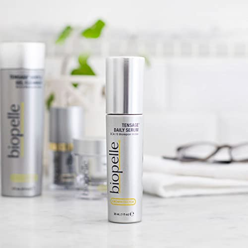 Biopelle Tensage Growth Factor Daily Facial Serum with SCA 15 Biorepair Index, Snail Mucin Serum for Face with Niacinamide, Hyaluronic Acid, and Anti