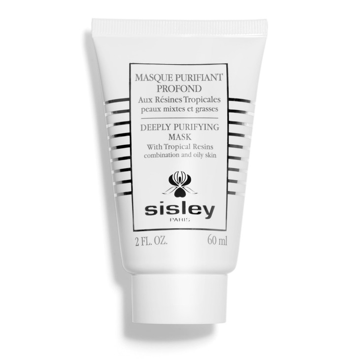 Sisley Paris Deeply Purifying Mask With Tropical Resins - 60 mL - Cream Face Mask for Combination to Oily Skin - Targets Imperfections & Mattifies Sk