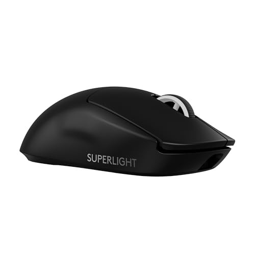 Logitech G PRO X Superlight 2 Wireless Gaming Mouse, 60g Pro-Grade with 5 Programmable Buttons, 44k DPI Sensor, 8kHz Report Rate, USB-C Charging for