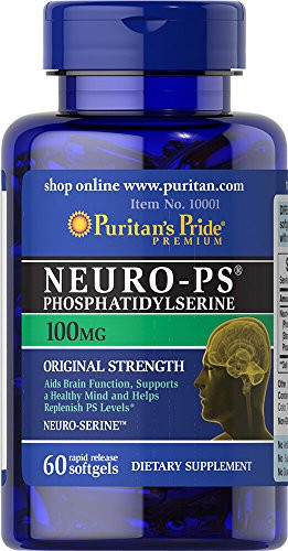 Puritan's Pride Neuro-PS (Phosphatidylserine) 100 mg-60 Softgels