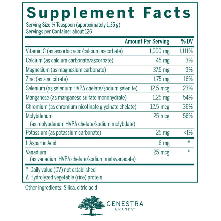 Genestra Brands Scorbatate | Vitamin C Combination to Support Bones, Skin, Muscles, Immunity and Normal Wound Healing | 6 Ounces