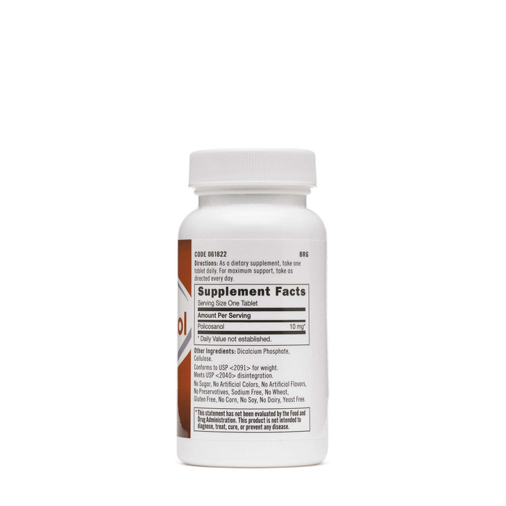 GNC Policosanol 10 mg - 60 Tablets | 60 Servings