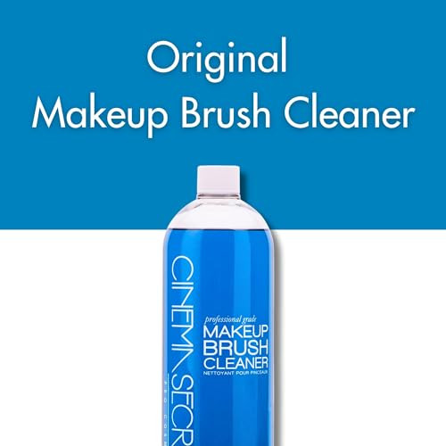CINEMA SECRETS Professional Makeup Brush Cleaner, 32 Fl Oz, 2 Count