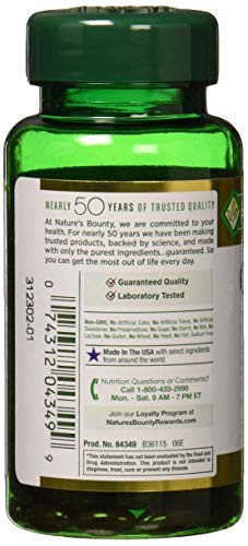 Nature's Bounty Cranberry, Herbal Health Supplement with Vitamin C, Supports Urinary Health, 4200mg, 120 Softgels